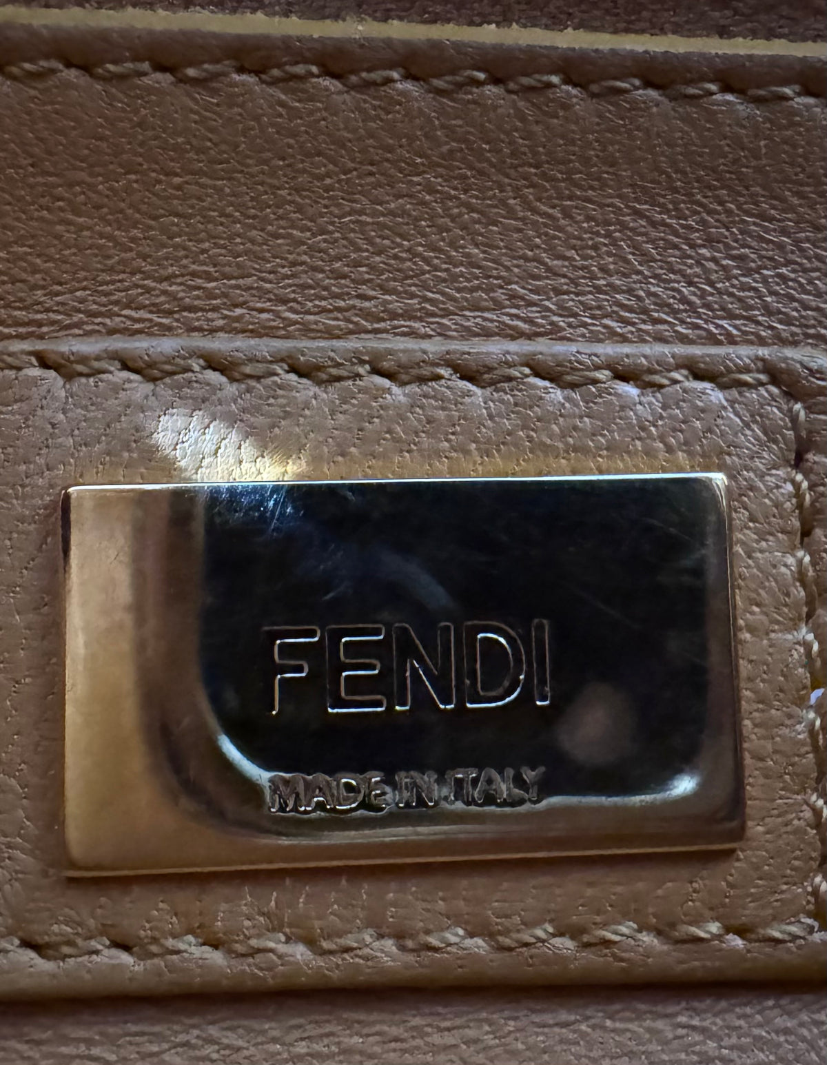 Fendi Peekaboo Mini Mustard