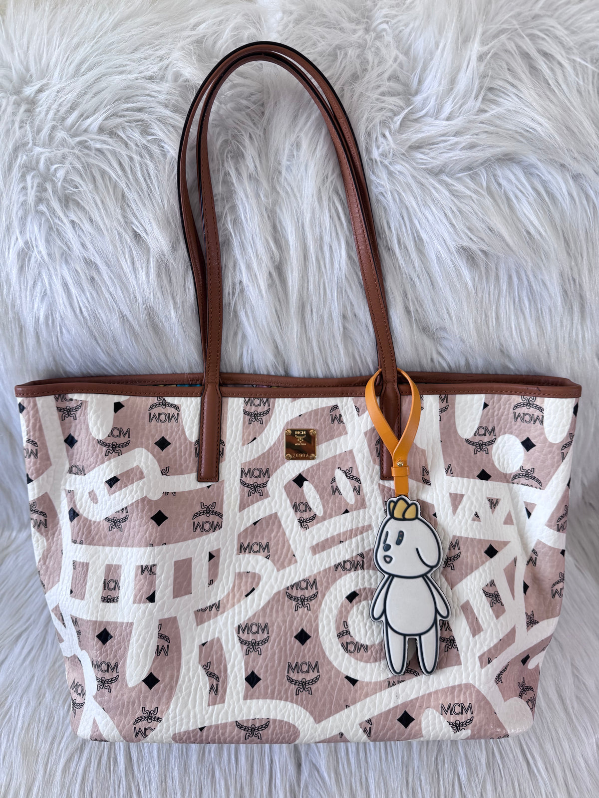 MCM Graffiti Reversible Limited Edition Tote Bag