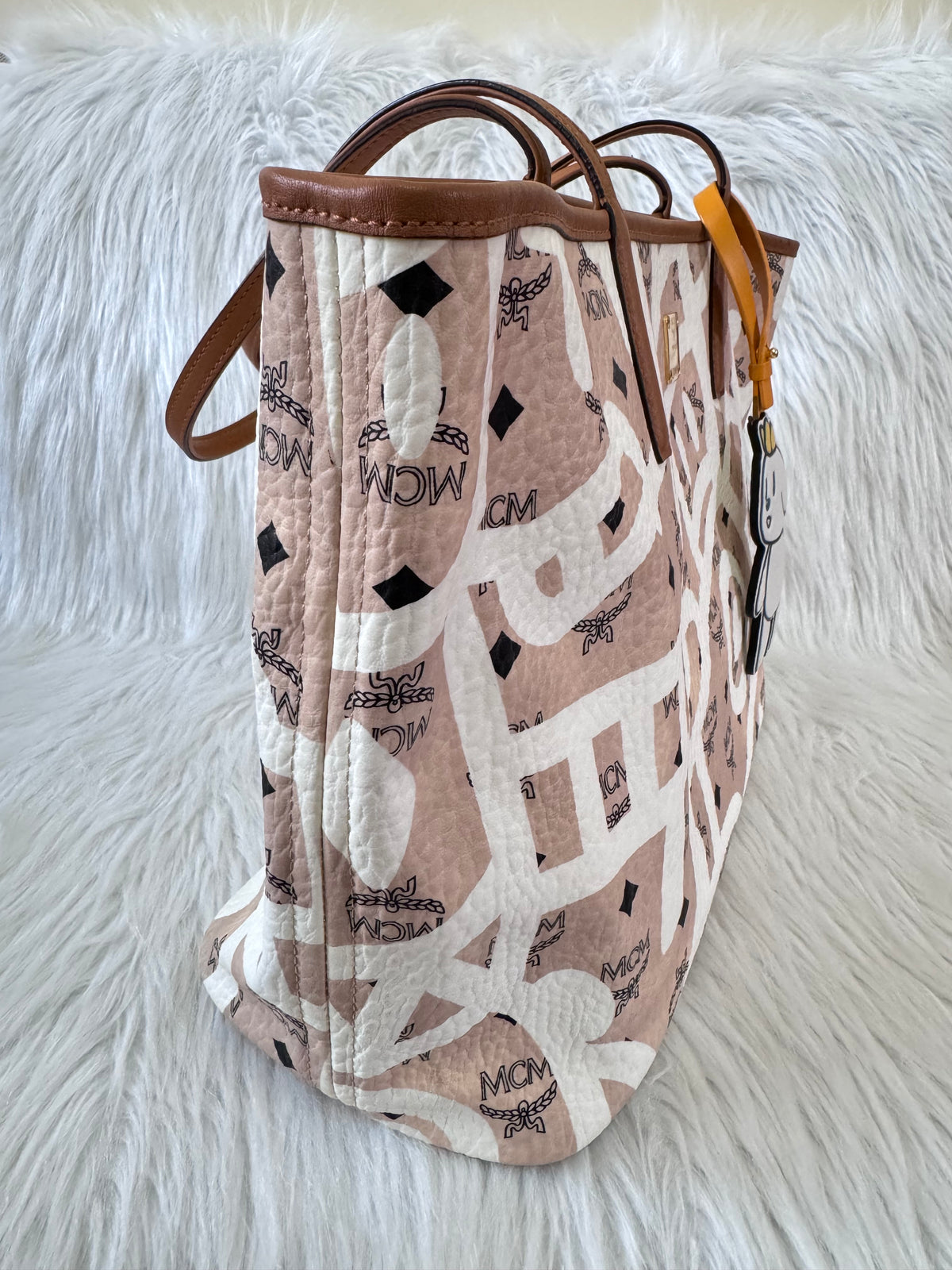 MCM Graffiti Reversible Limited Edition Tote Bag