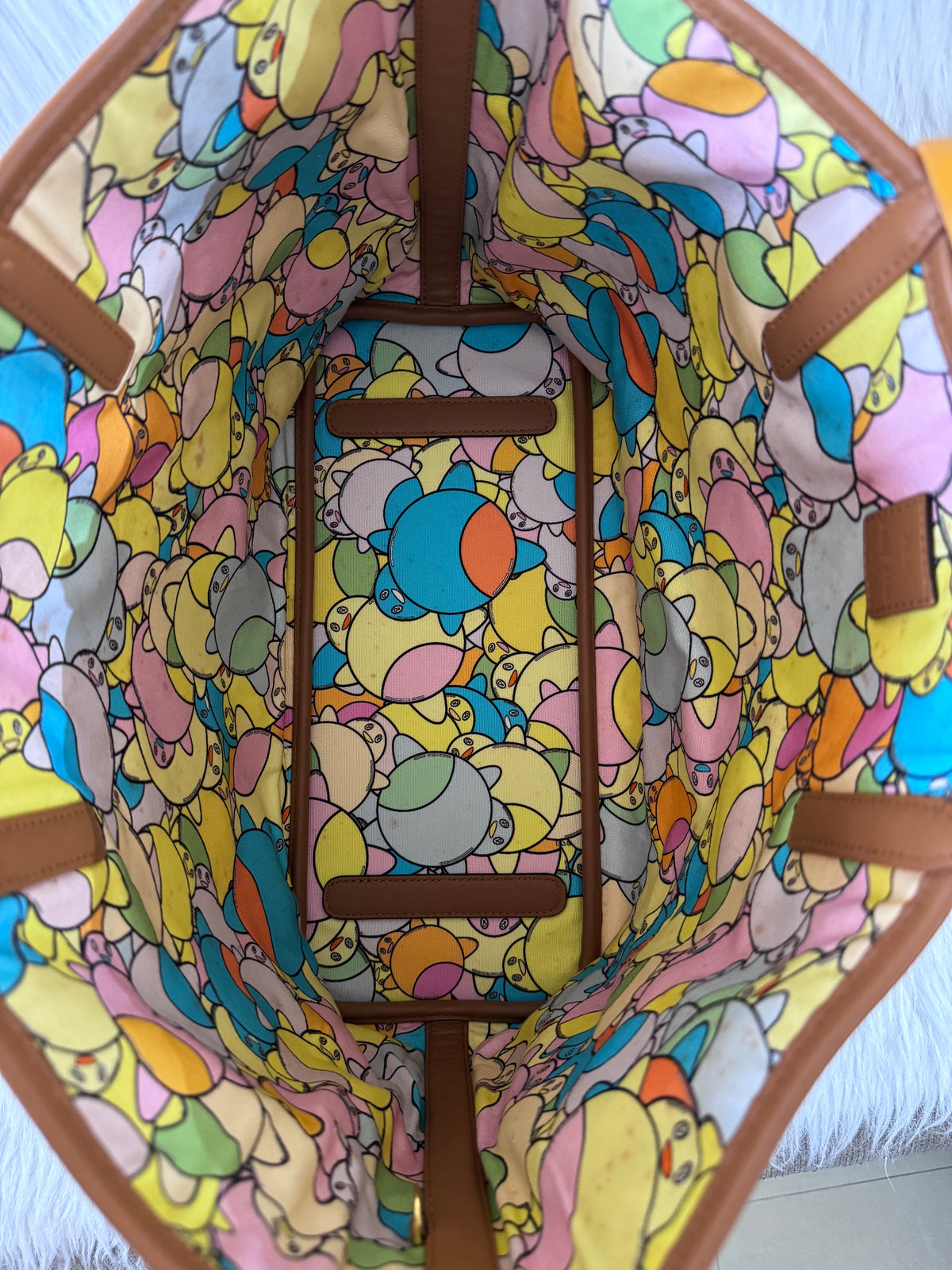 MCM Graffiti Reversible Limited Edition Tote Bag