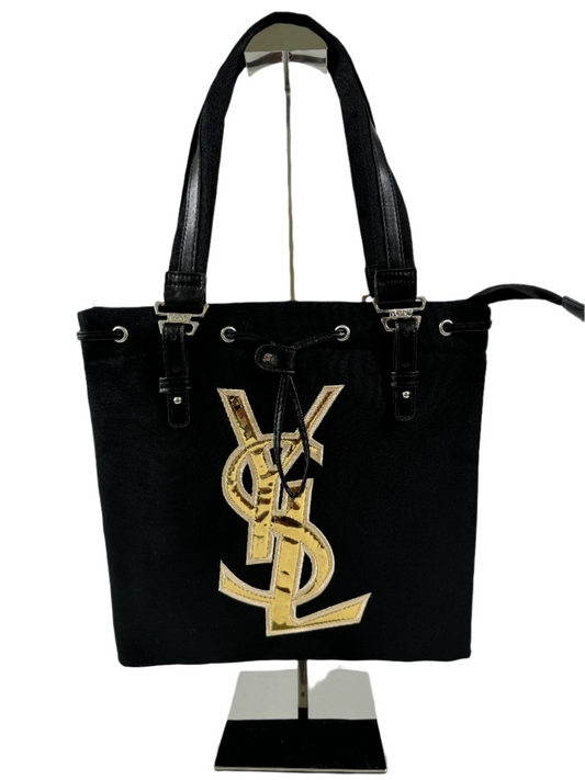 Saint Laurent Canvas VIP Tote - black