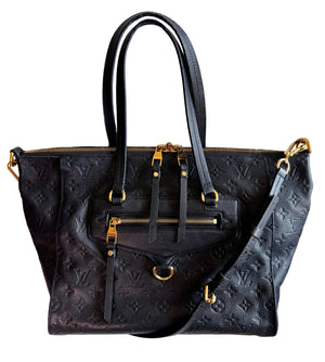 Louis Vuitton Empreinte Leather Lumineuse PM Bag- Dark Navy