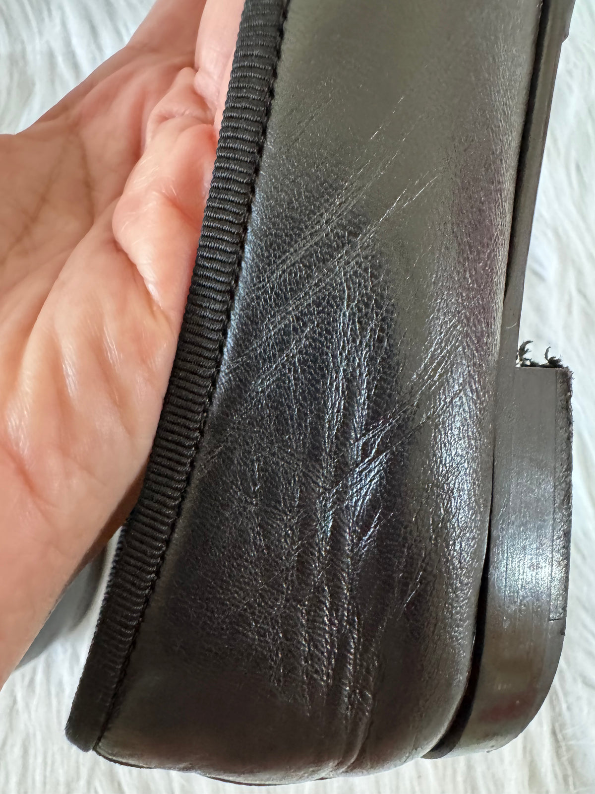 Chanel Classic Cap Toe Ballerina Flat Black size 34C