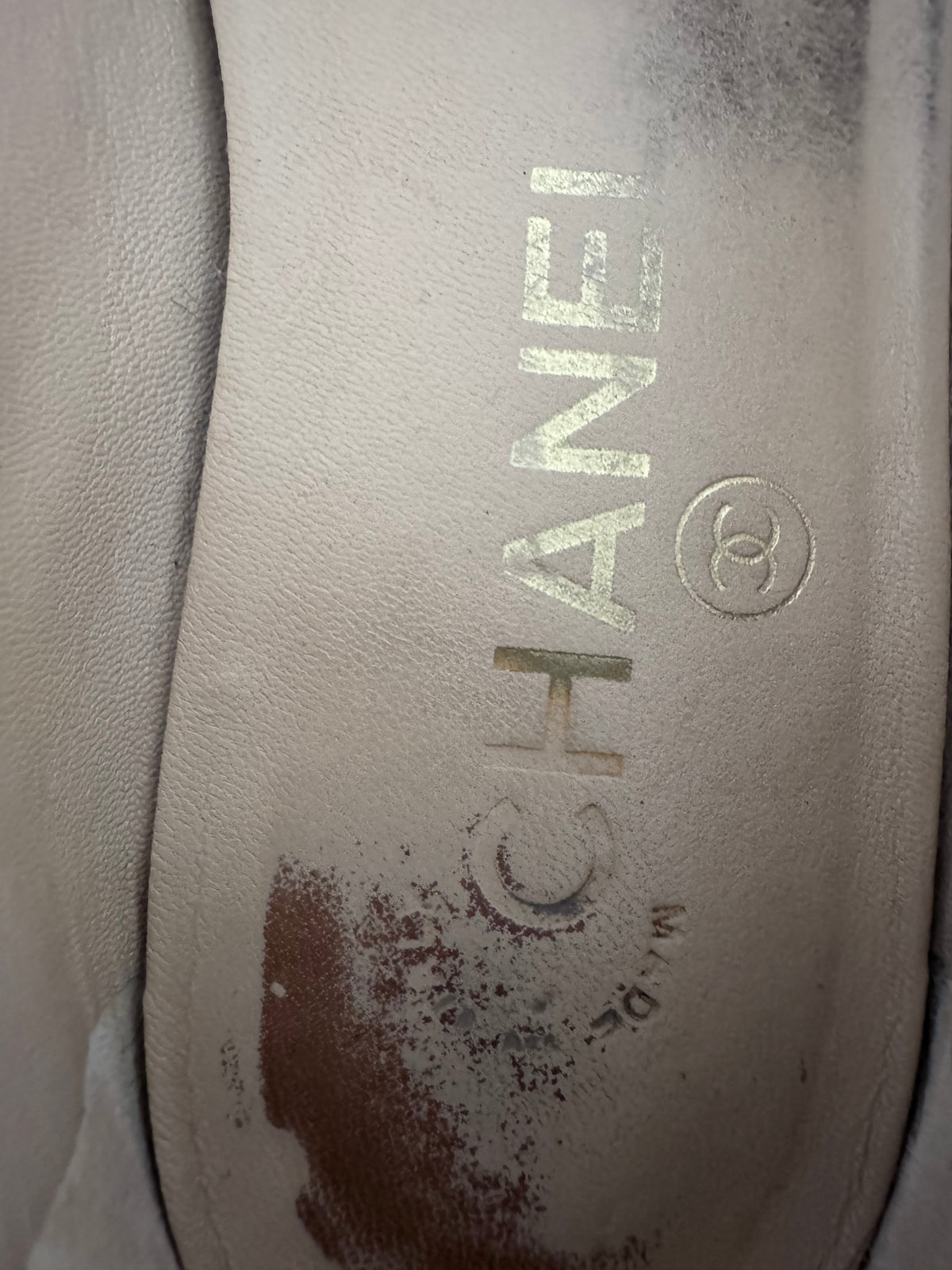 Chanel Classic Cap Toe Ballerina Flat Black size 34C