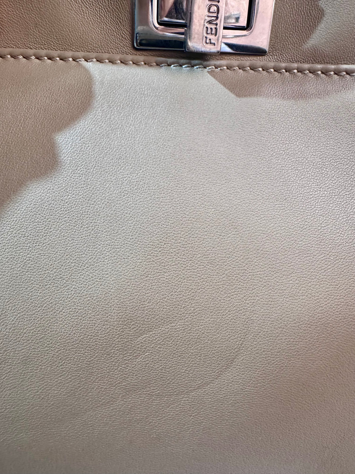 Fendi Peekaboo Mini Taupe Beige