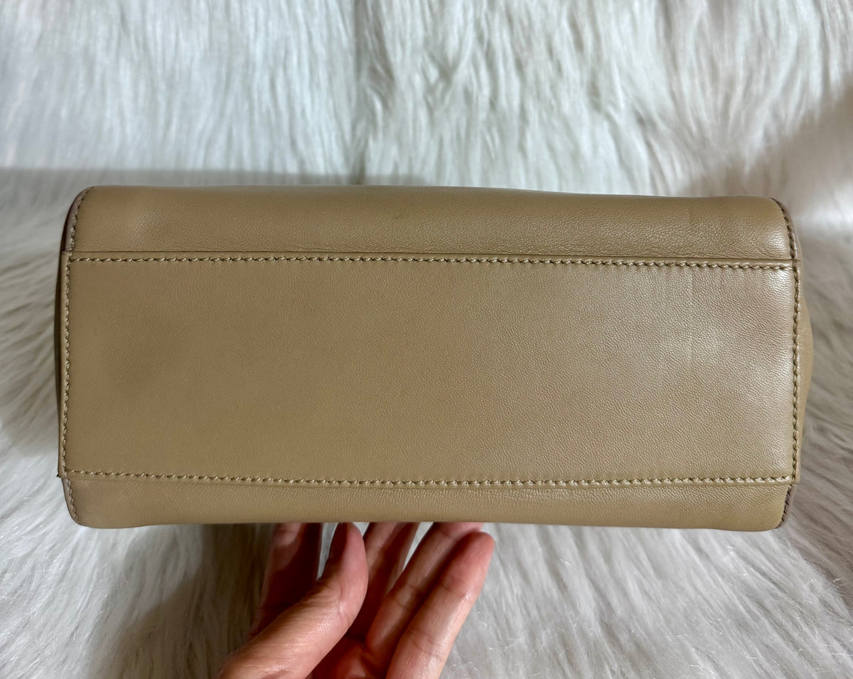 Fendi Peekaboo Mini Taupe Beige