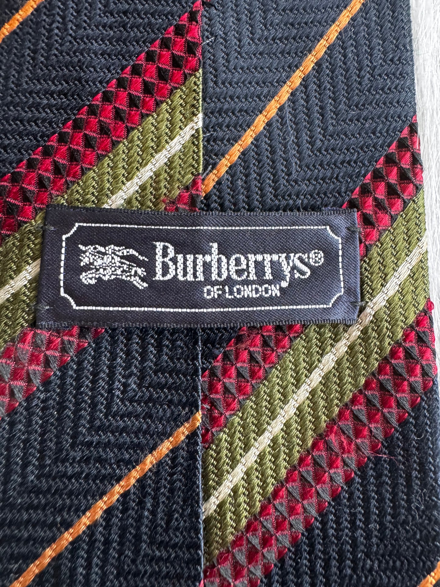 Burberry striped necktie
