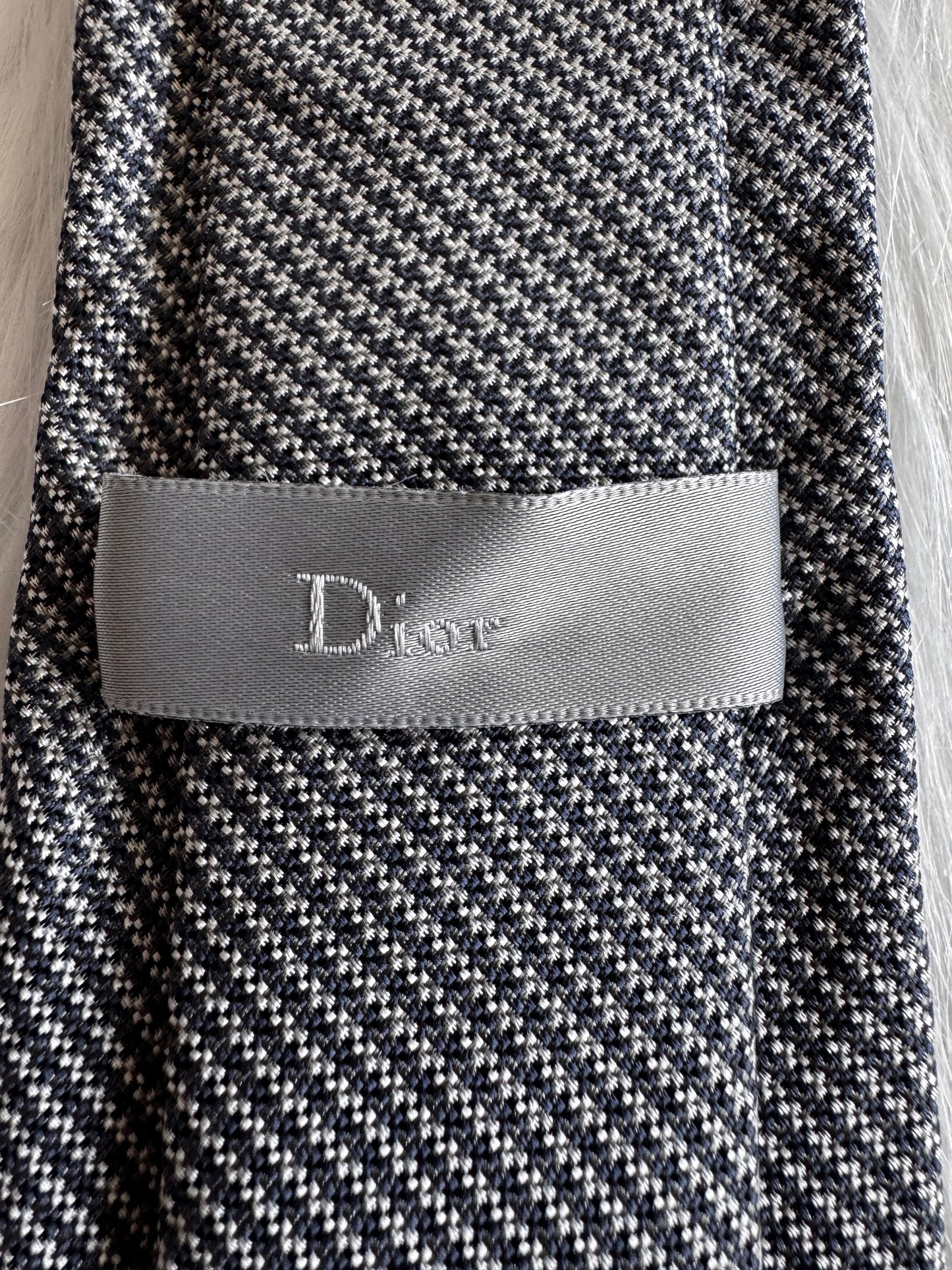 Christian Dior Gray necktie