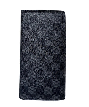 Louis Vuitton Brazza Damier Graphite Long Wallet