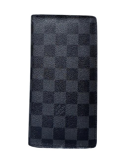 Louis Vuitton Brazza Damier Graphite Long Wallet