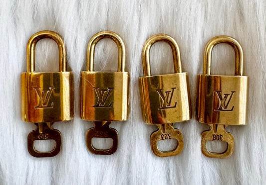 Louis Vuitton Lock & Key 4 sets