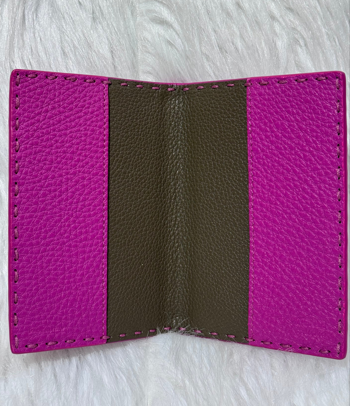 Fendi Selleria Leather Pocket Agenda Cover