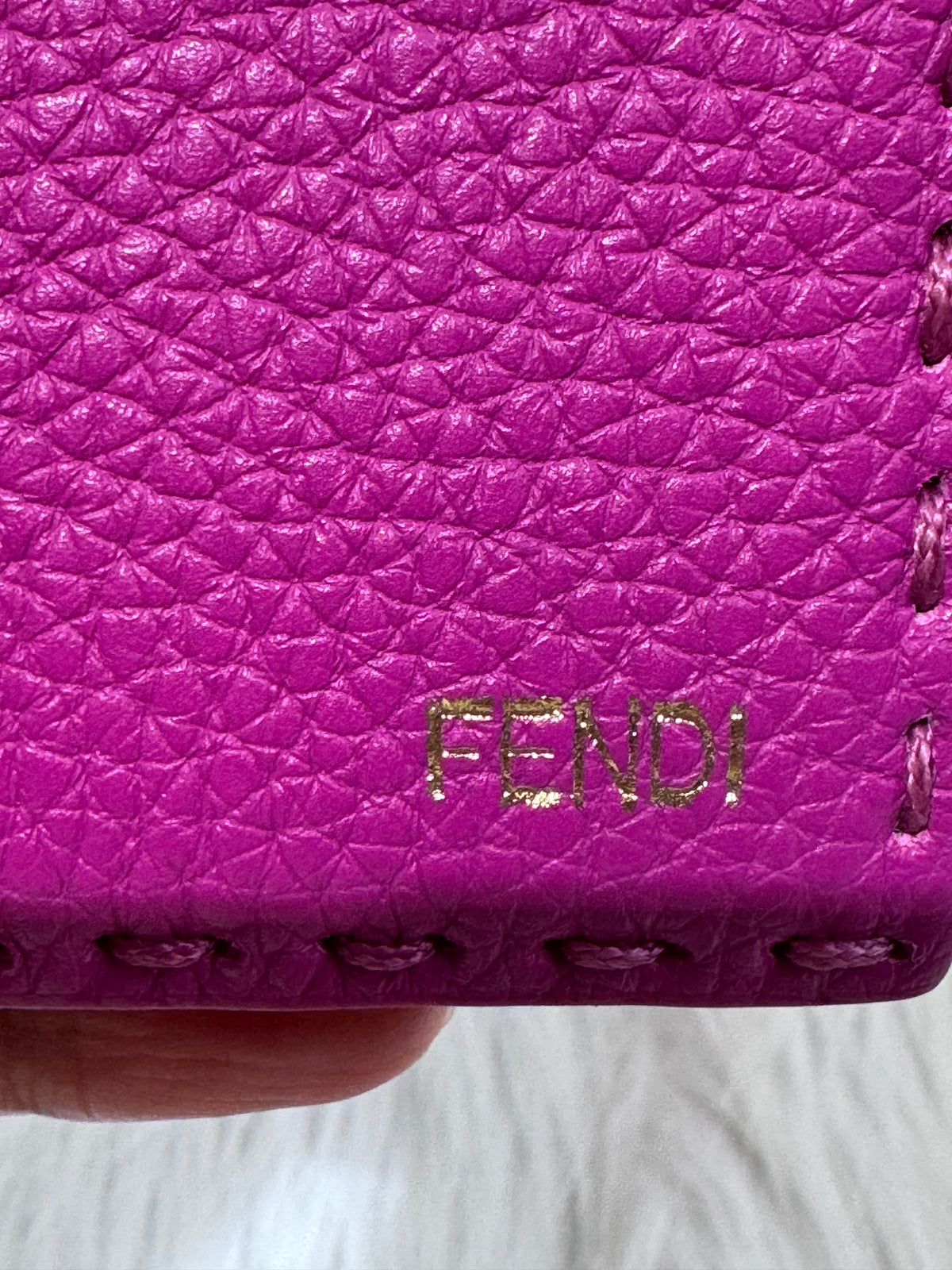 Fendi Selleria Leather Pocket Agenda Cover