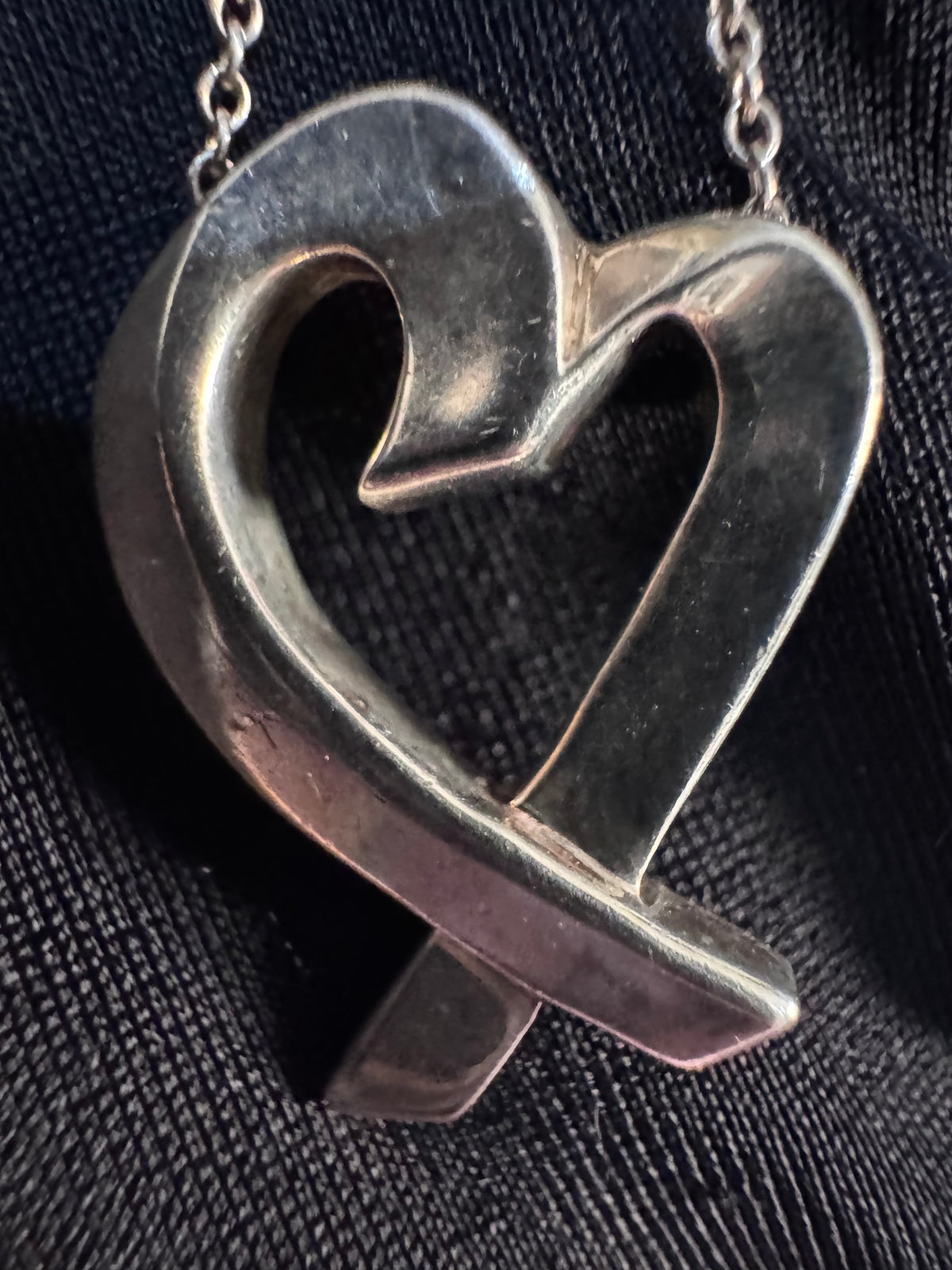 Tiffany & Co. Loving Heart Necklace Paloma Picasso Silver