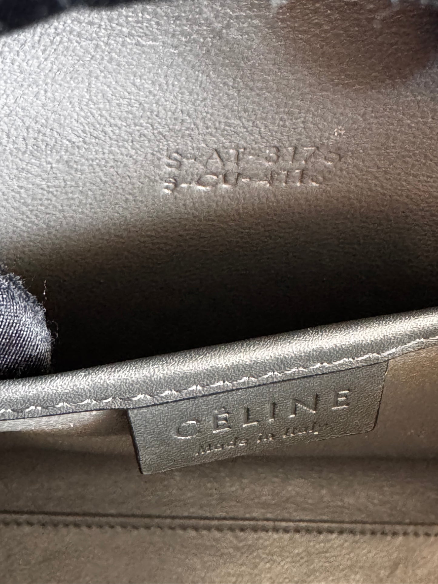 Celine Nano Luggage Tricolor with strap (pink/black/beige)