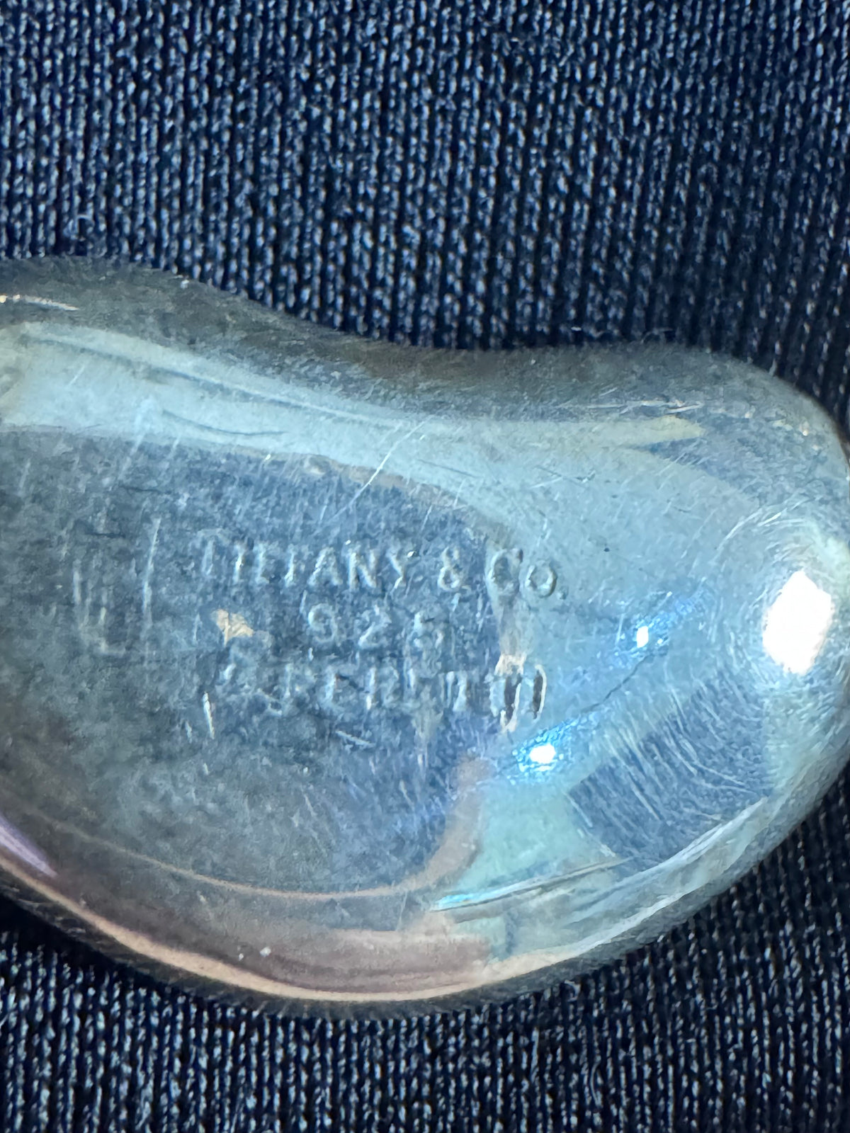 Tiffany & Co. Bean Necklace Elsa Peretti Silver