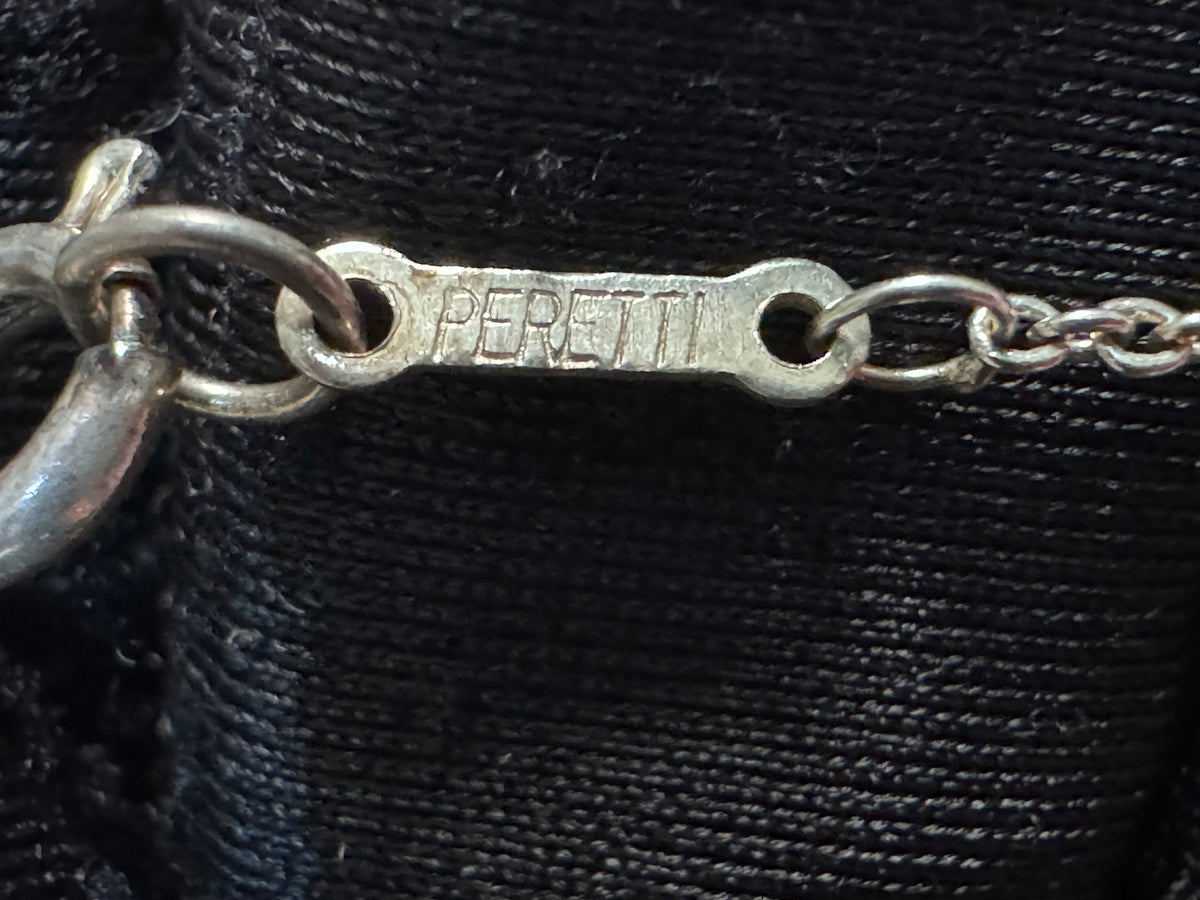 Tiffany & Co. Bean Necklace Elsa Peretti Silver