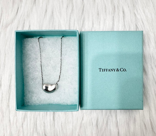 Tiffany & Co. Bean Necklace Silver