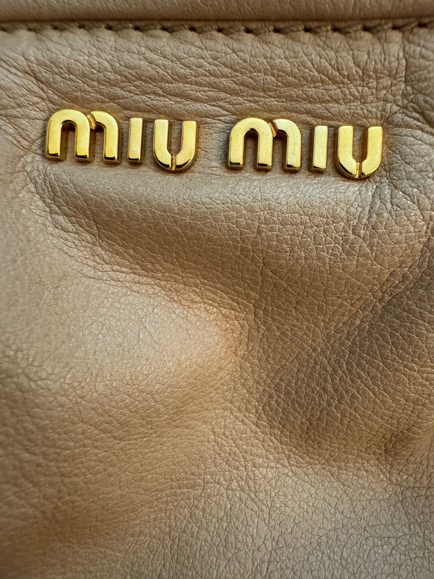 Miu Miu Beige Tote bag