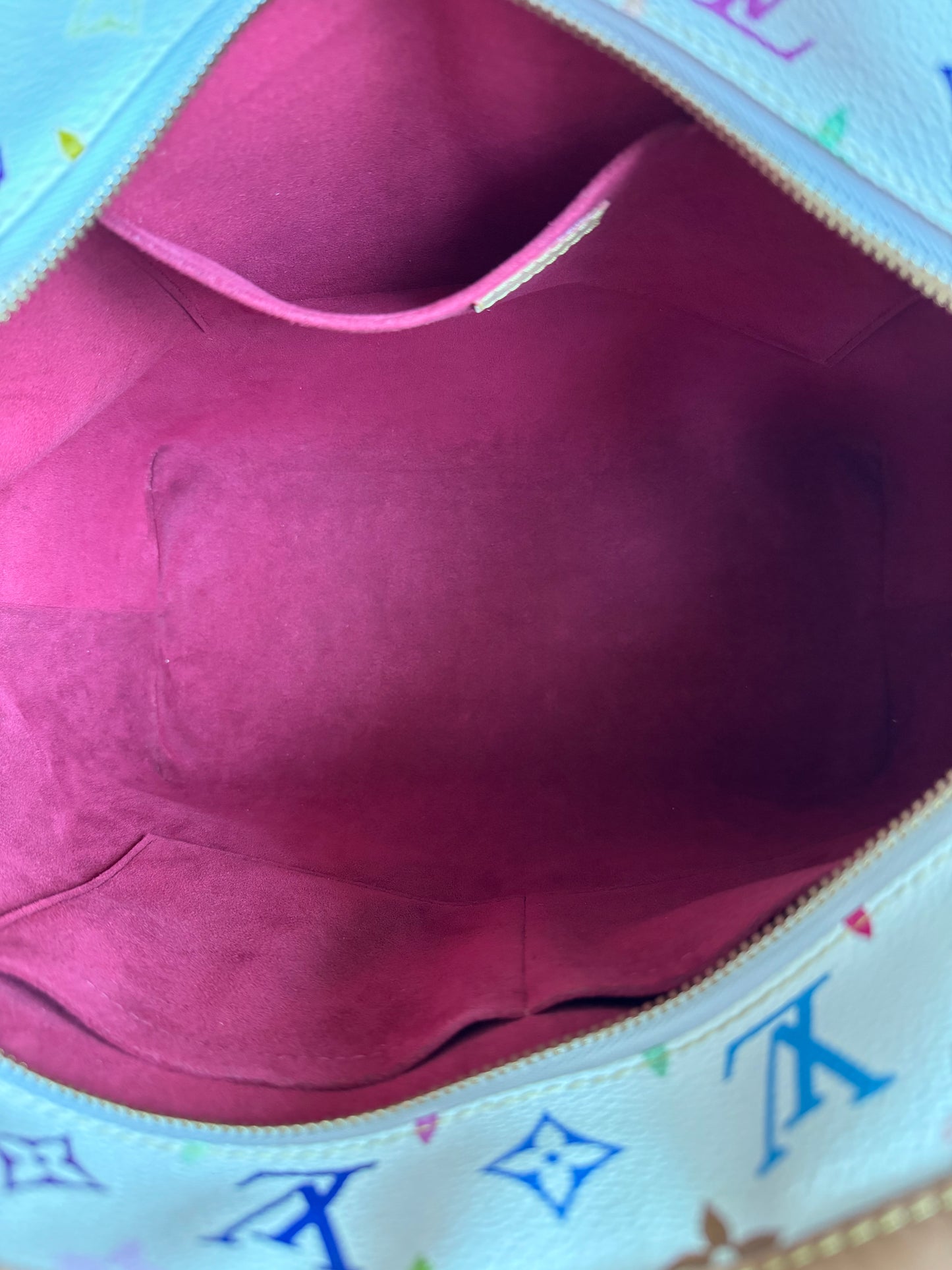 Louis Vuitton White Multicolor Monogram  Sharleen GM