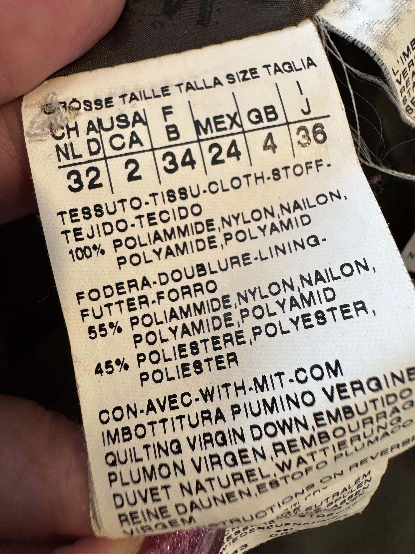 Max Mara Down Jacket