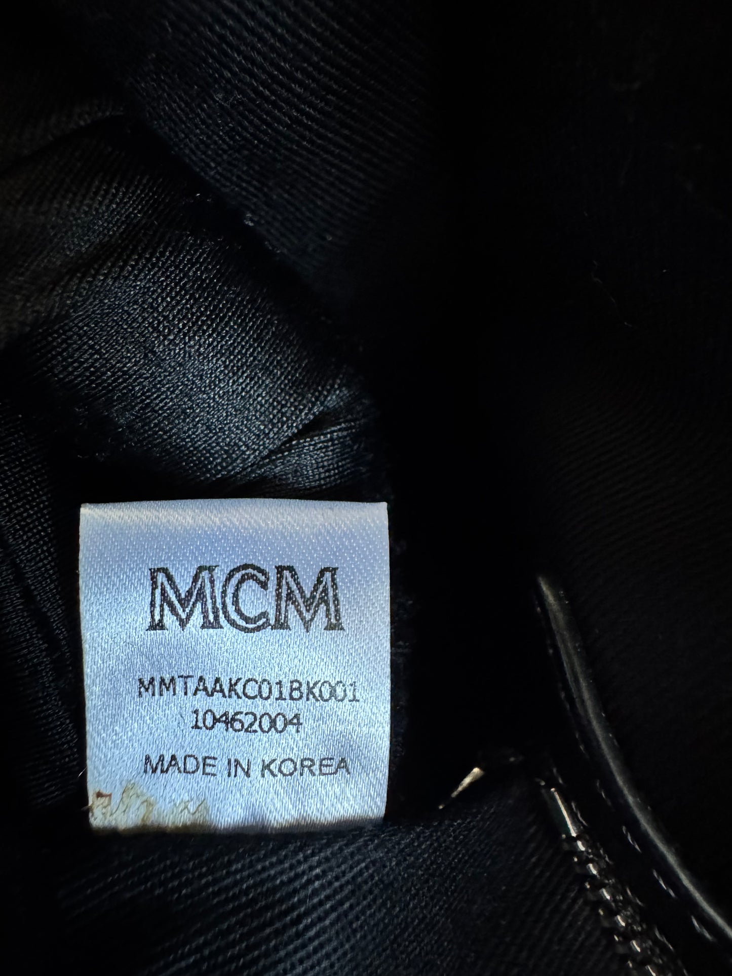 MCM Aren Large Tote Black Two Way Bag