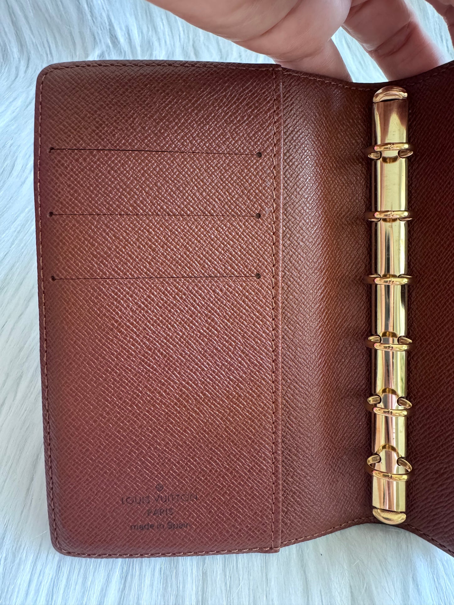 Louis Vuitton Monogram Canvas Ring Agenda PM