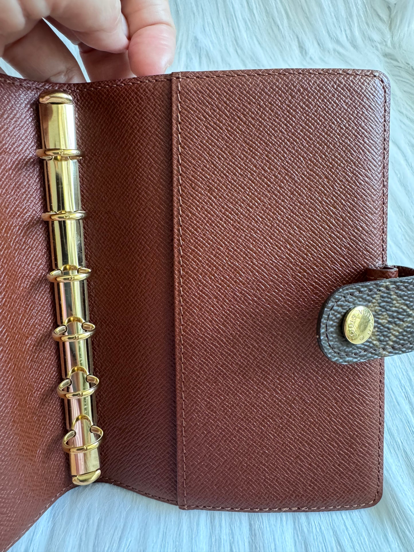 Louis Vuitton Monogram Canvas Ring Agenda PM