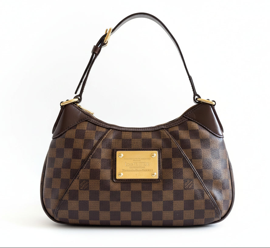 Louis Vuitton Damier Ebene Thames PM Shoulder Bag
