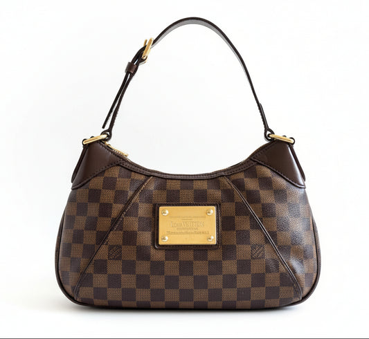 Louis Vuitton Damier Ebene Thames PM Shoulder Bag