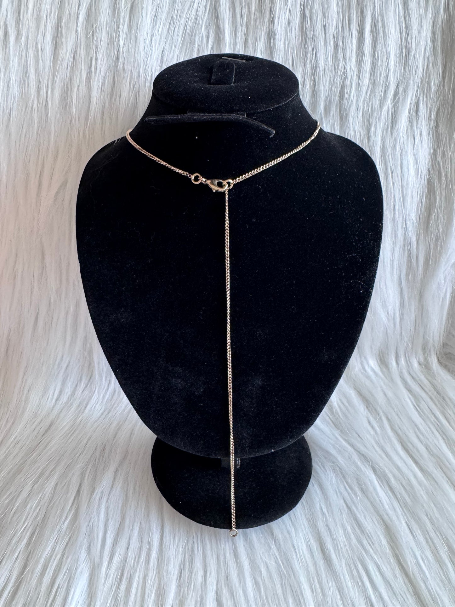 Chanel CC Crystal Pearl Gold Tone Pendant Necklace