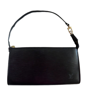 Louis Vuitton Epi Pochette Accessoires Black Shoulder Bag