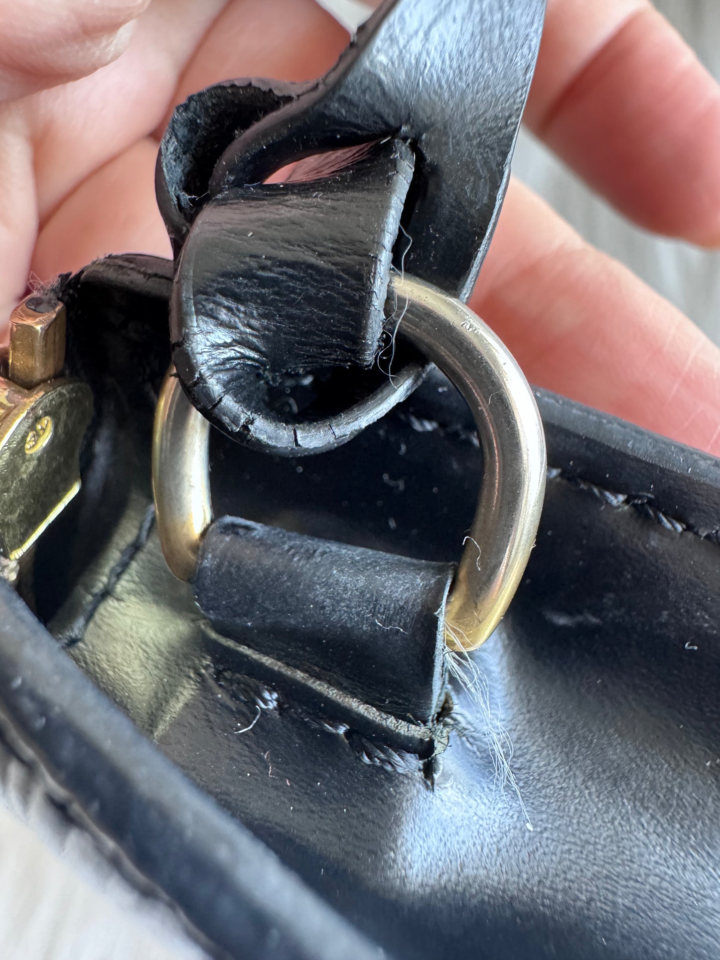 Louis Vuitton Epi Pochette Accessoires Black Shoulder Bag