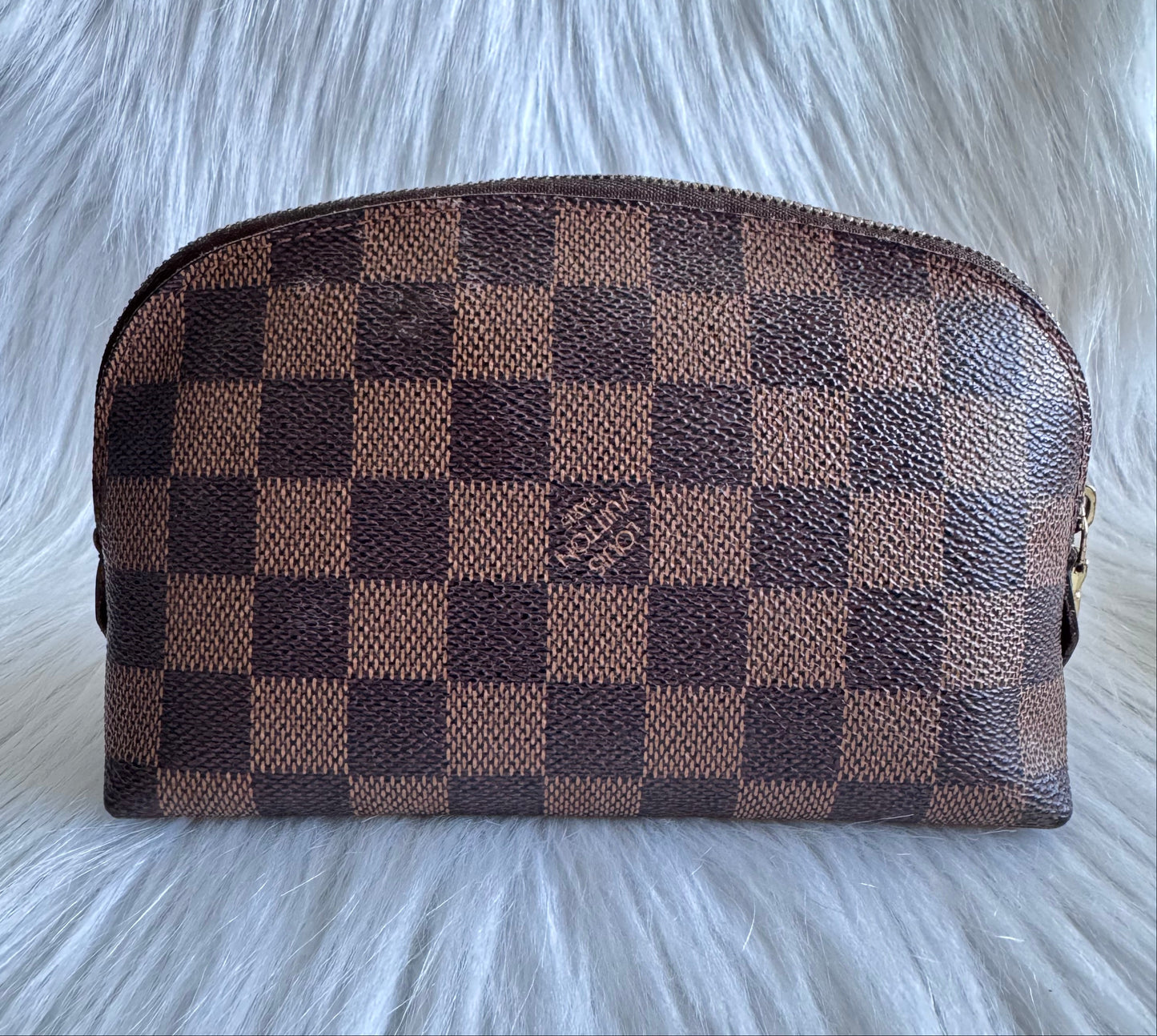 Louis Vuitton Cosmetic Pouch Damier Ebene PM