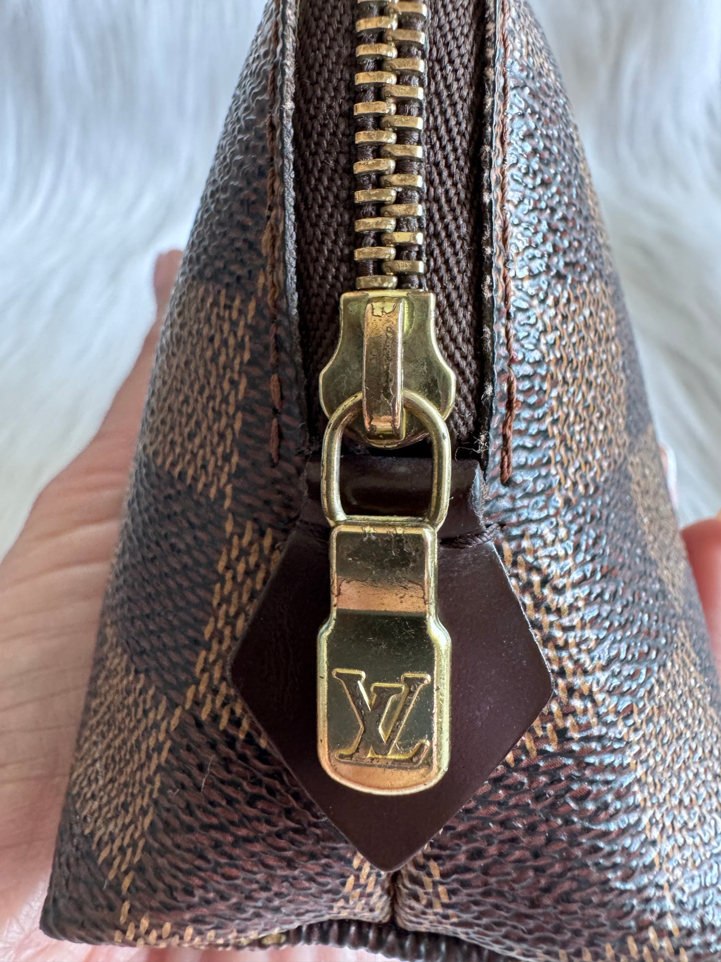 Louis Vuitton Cosmetic Pouch Damier Ebene PM