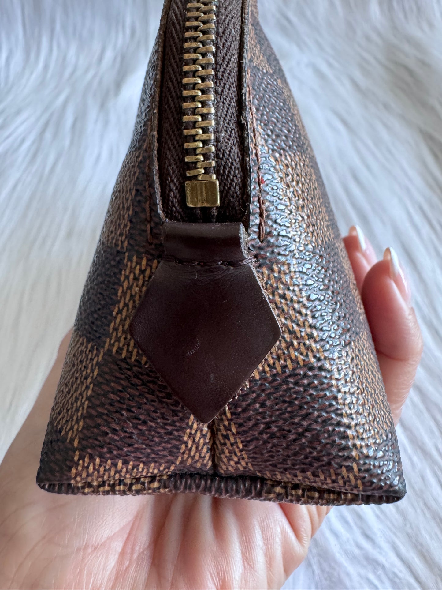Louis Vuitton Cosmetic Pouch Damier Ebene PM