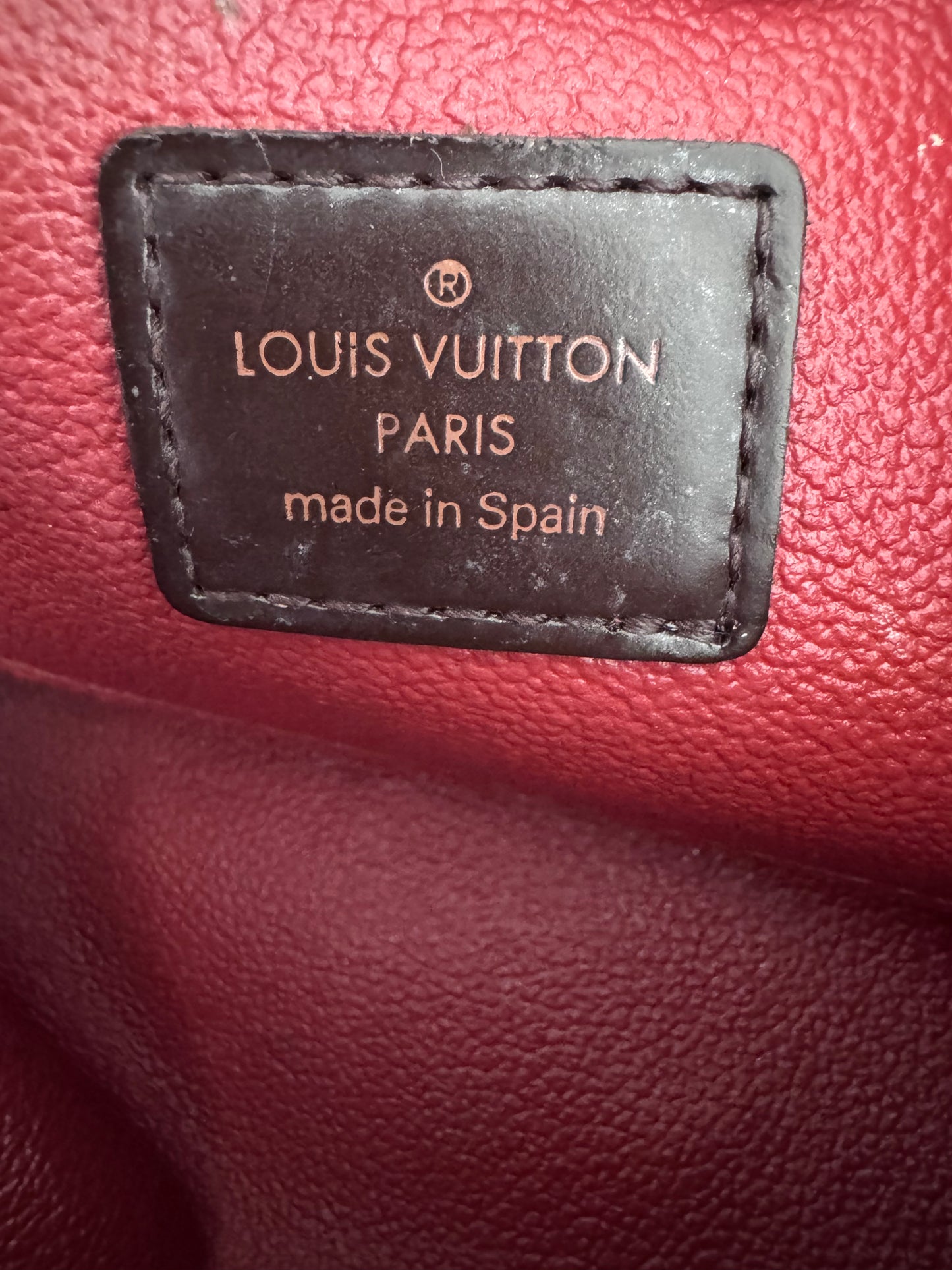 Louis Vuitton Cosmetic Pouch Damier Ebene PM
