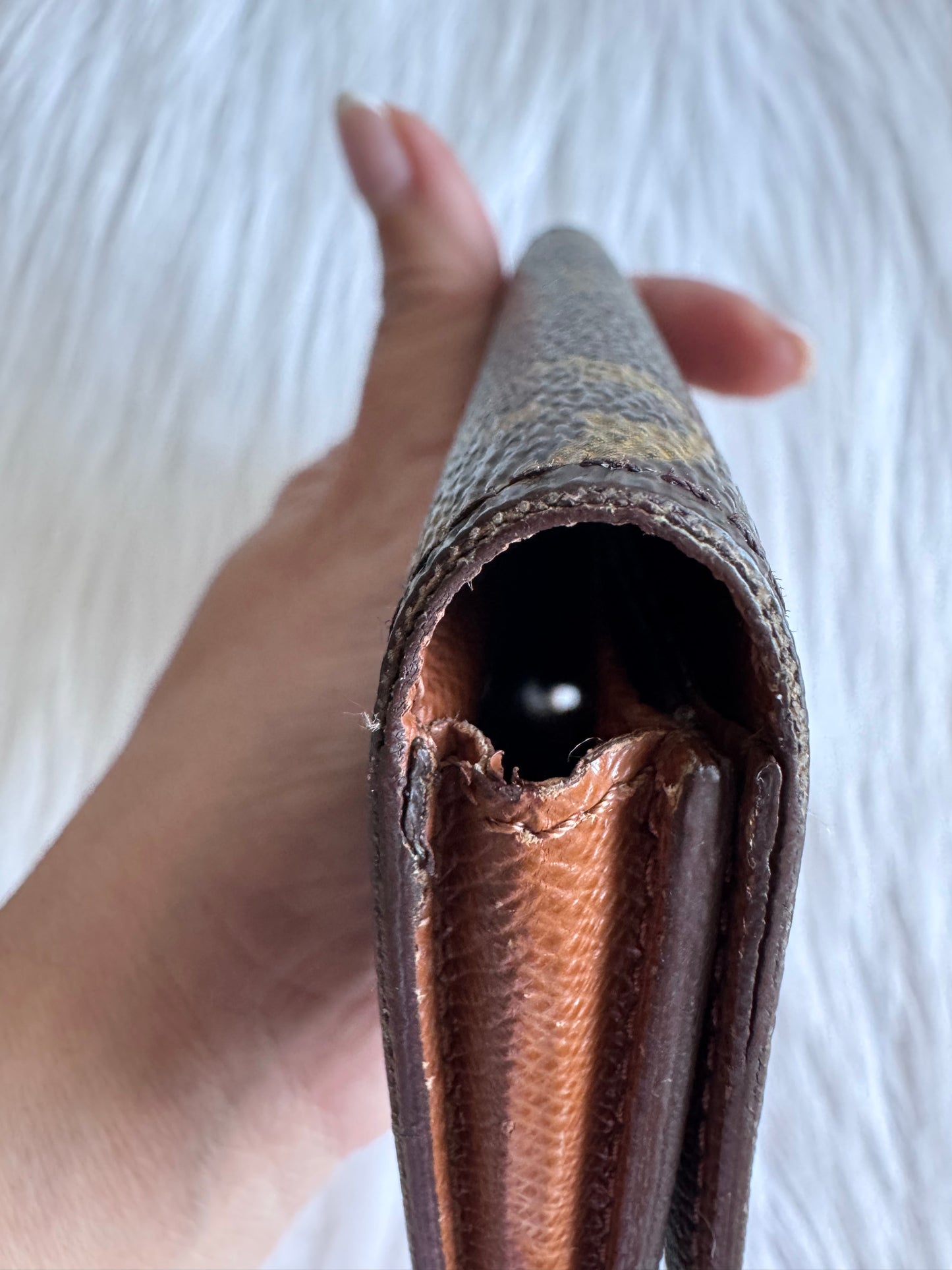 غلاف أجندة لويس فيتون بحلقة صغيرة