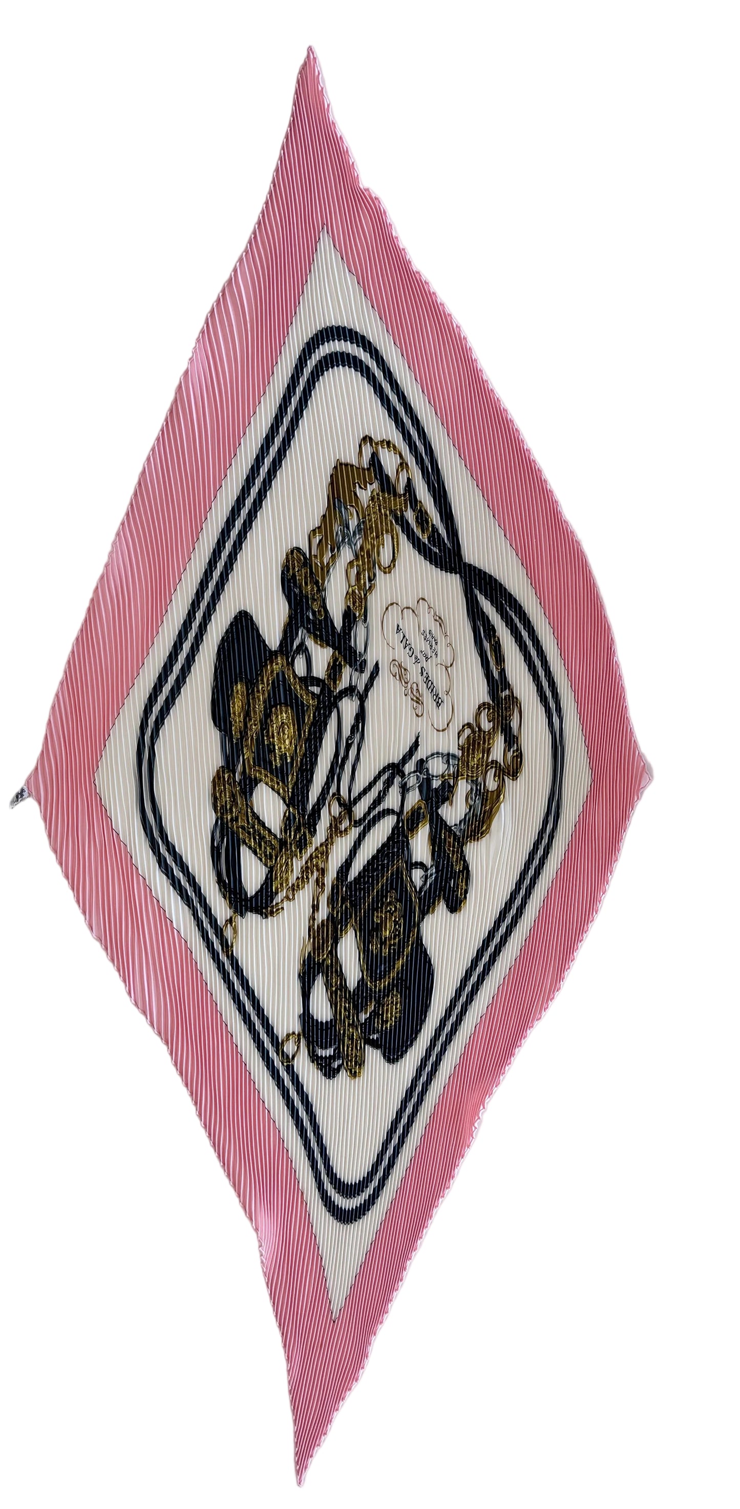 Hermes Brides de Gala Pleated Silk Scarf