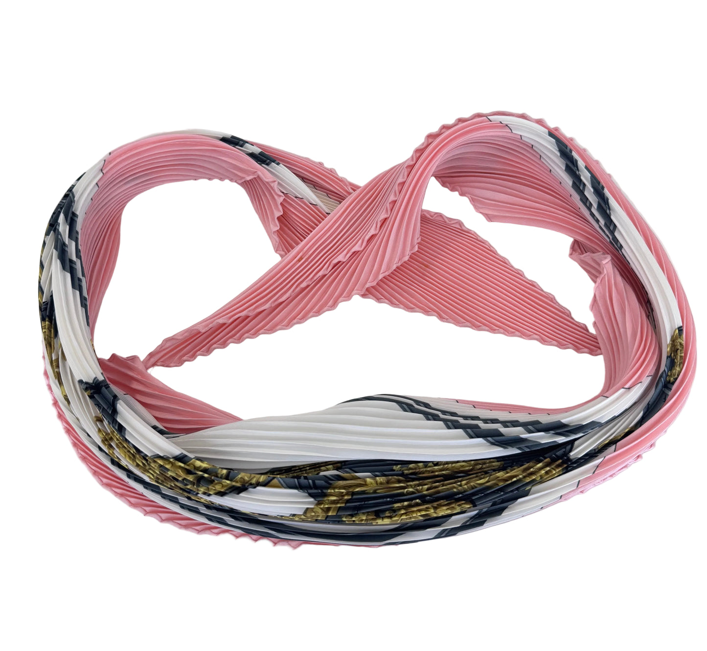 Hermes Brides de Gala Pleated Silk Scarf