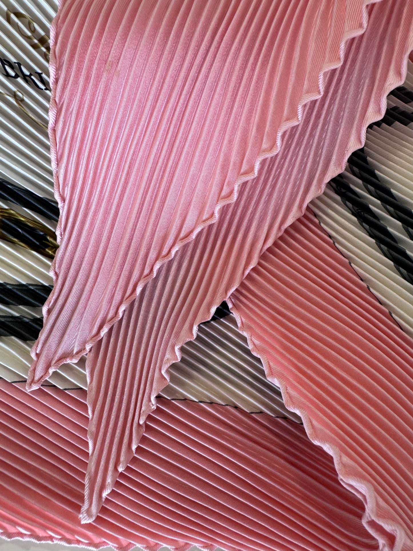 Hermes Brides de Gala Pleated Silk Scarf