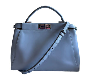 Fendi Medium Peekaboo Light Blue