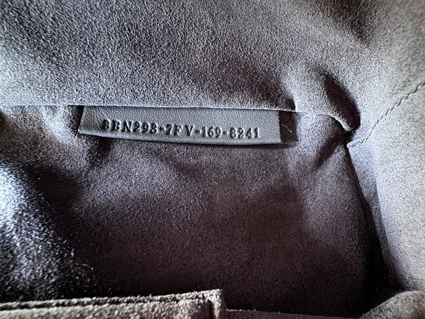 Fendi Whipstitch Dotcom two way bag-dark gray