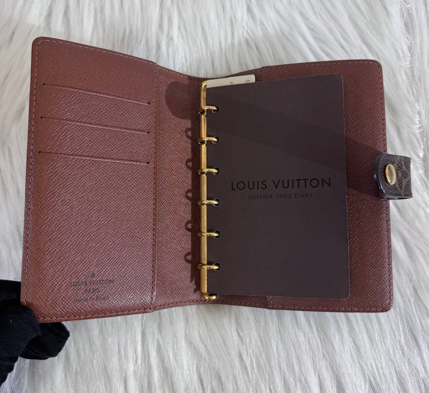 Louis Vuitton Monogram Canvas Ring Agenda PM