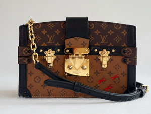Louis Vuitton Monogram Reverse Trunk Clutch