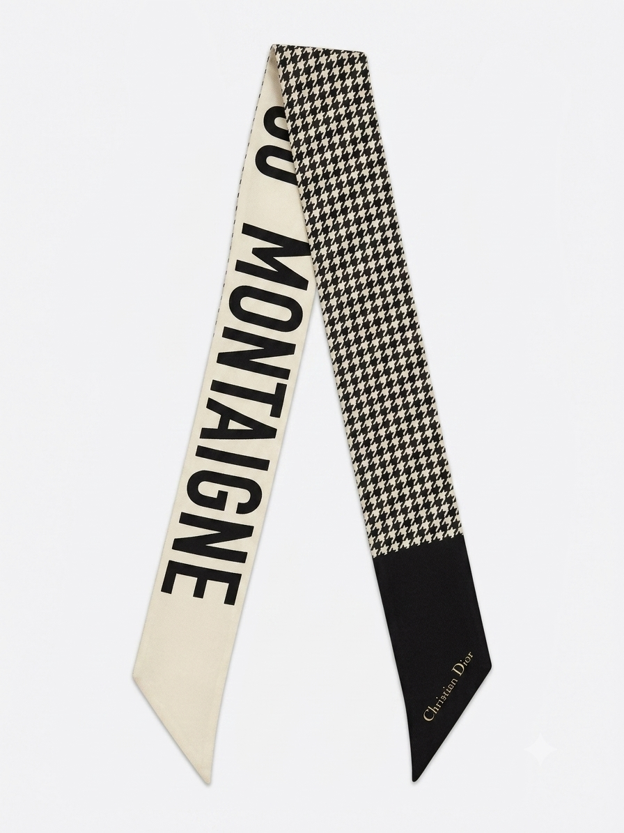Christian Dior 30 Montaigne Mitzah scarf
