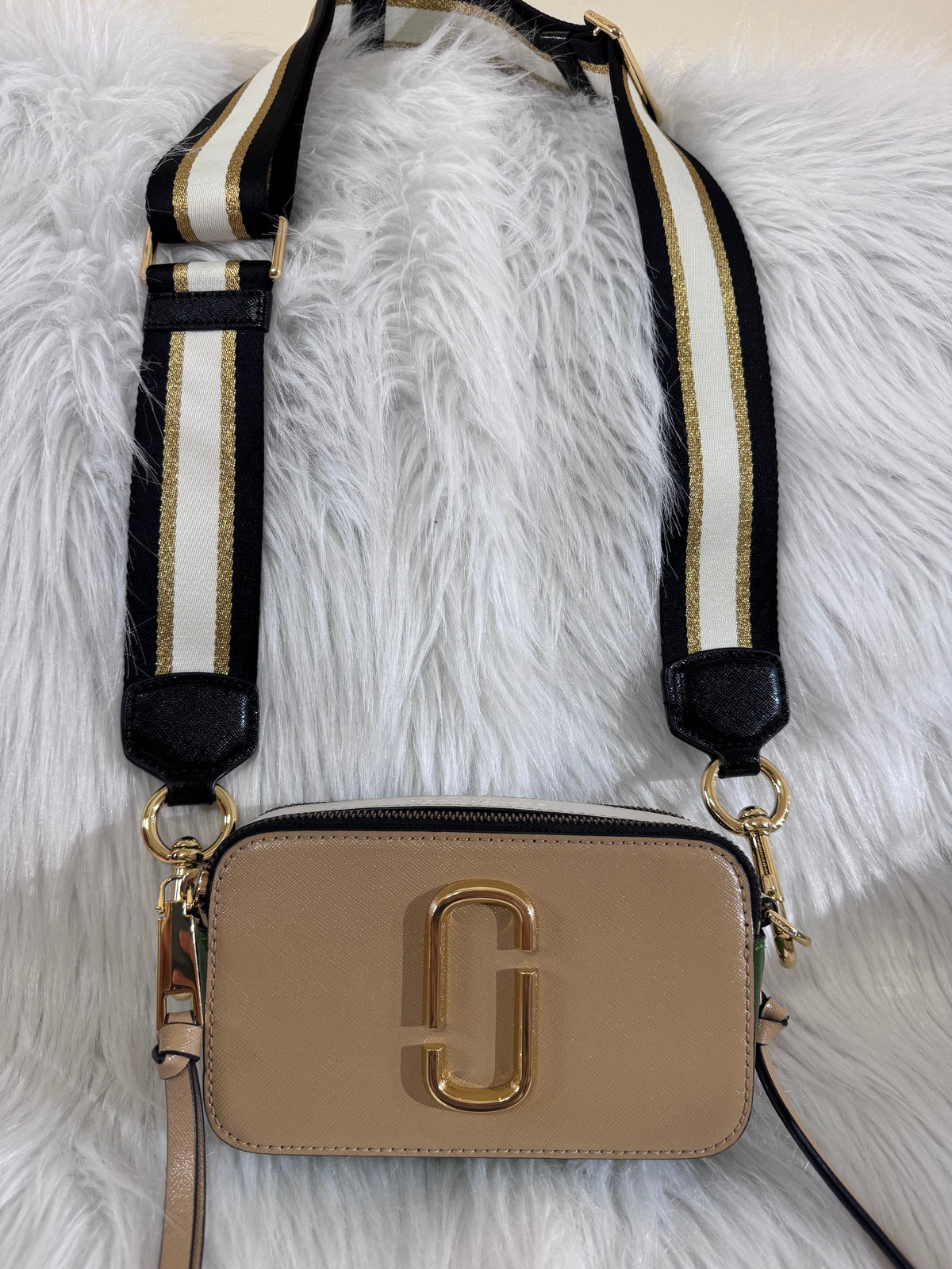 Marc Jacobs Snapshot Crossbody-Brown