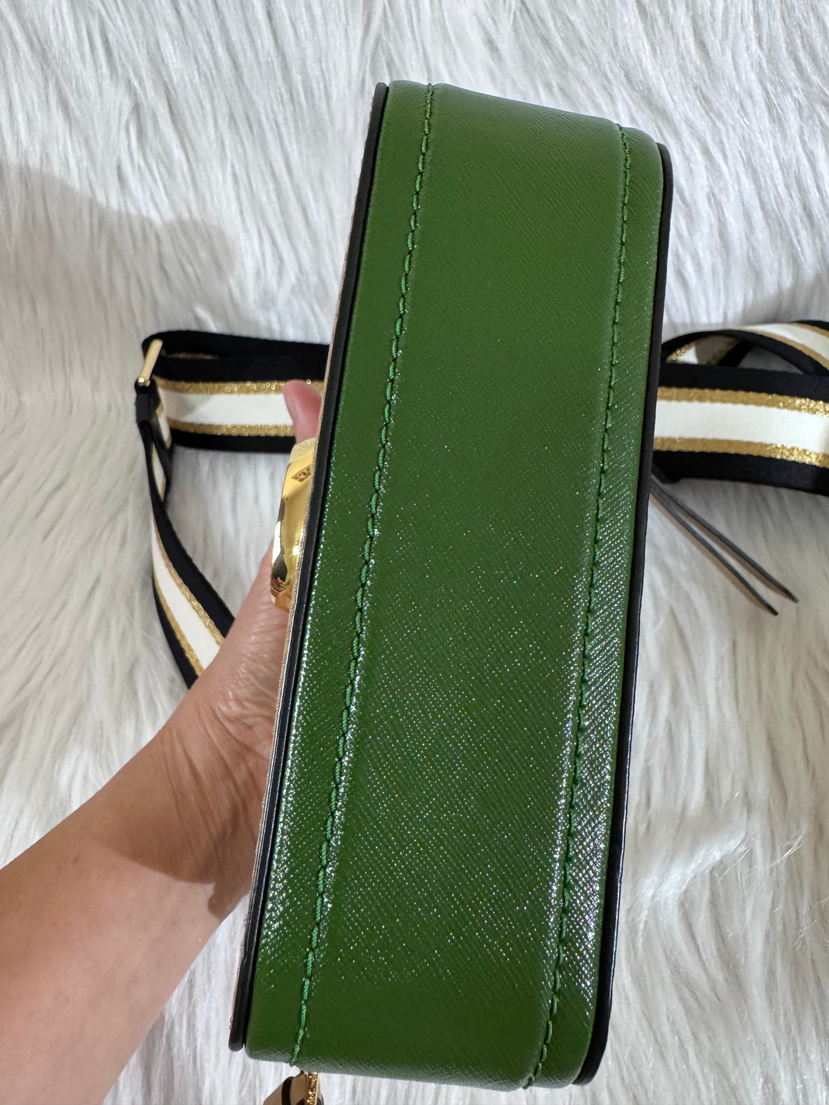 Marc Jacobs Snapshot Crossbody-Brown