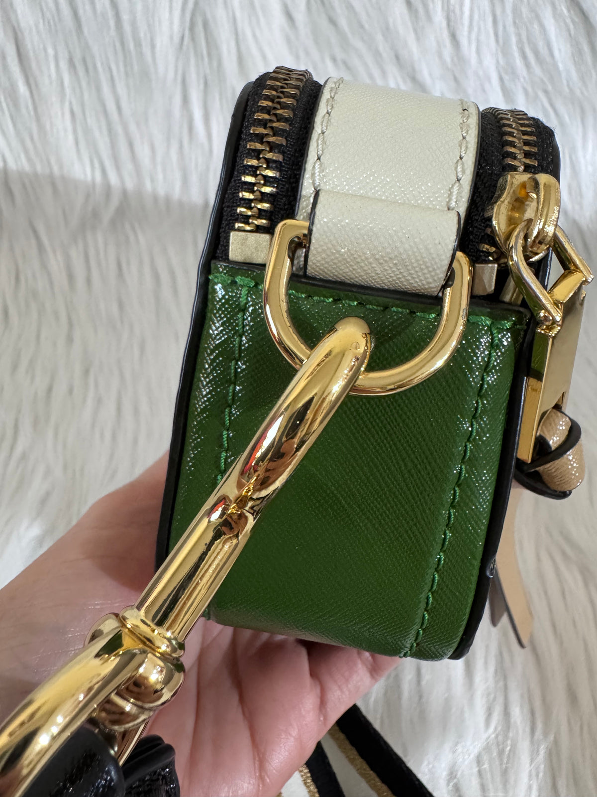 Marc Jacobs Snapshot Crossbody-Brown