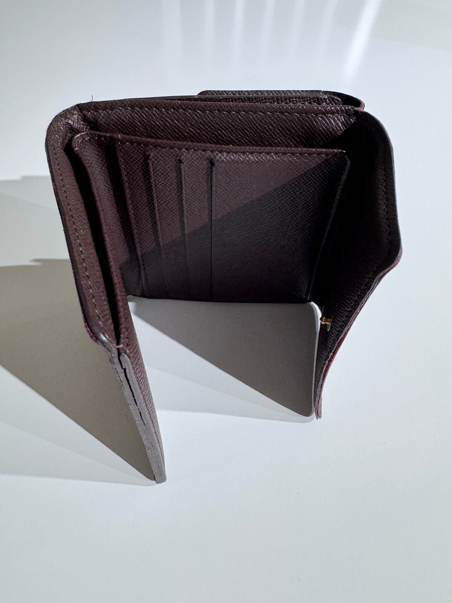 Louis Vuitton Damier Ebene Portefeuille Elise Wallet